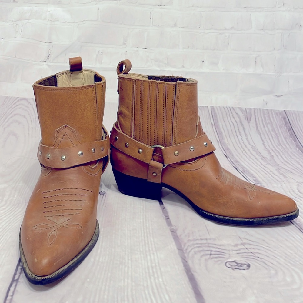 Jacaranda Mexico Harness Ankle Boots 24cm=US 7 Women
